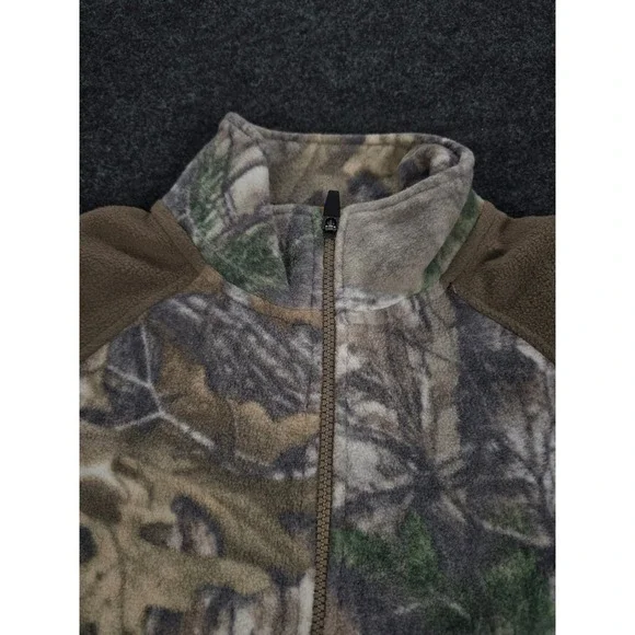 She Outdoor Womens Camo Fleece Hunting Jacket Full Zip Realtree Style Size XS - Picture 2 of 12